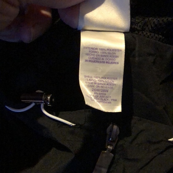 Just my size black with cotton candy pink accents, windbreaker - Picture 5 of 7